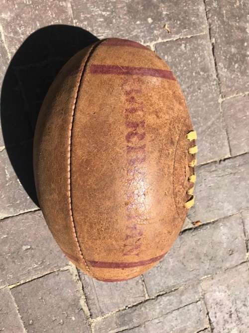 Rugby Ball: Genuine Leather Barbarian Ball