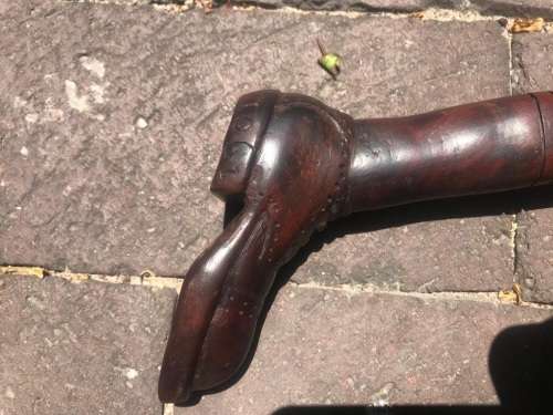 Boer War : POW Kierie signed POW 1901 ( 90 cm , heavy item)