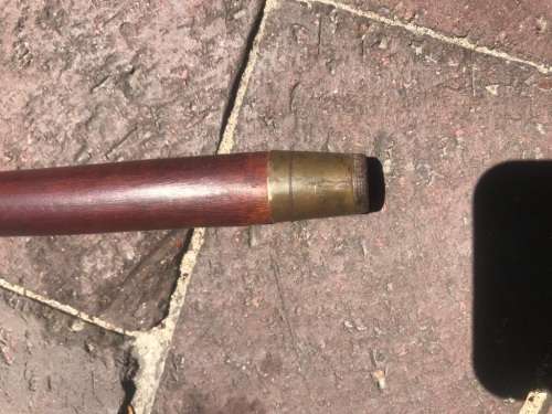 Boer War : POW Kierie signed POW 1901 ( 90 cm , heavy item)