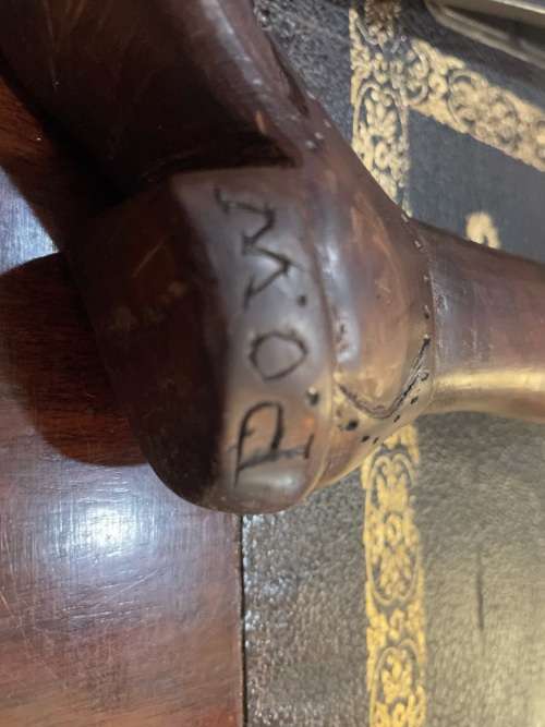 Boer War : POW Kierie signed POW 1901 ( 90 cm , heavy item)