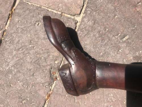 Boer War : POW Kierie signed POW 1901 ( 90 cm , heavy item)