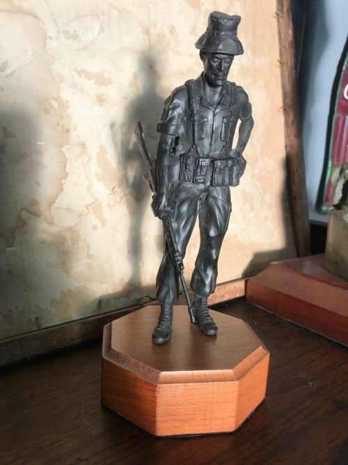 SADF Soldier on Stand ( 24 cm )