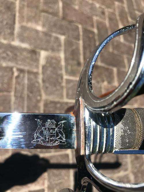 SADF Sword with Scabbard , Blade by Soligen