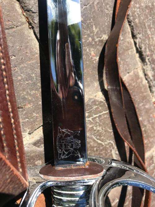 SADF Sword with Scabbard , Blade by Soligen