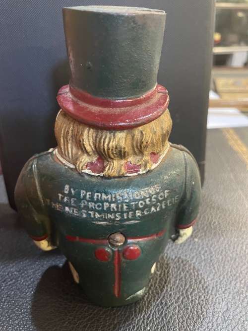 Boer War :Paul Kruger Cast Iron Moneybox