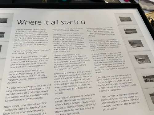 Rare Book: Portrait of Rugby by Wessel Oosthuizen ( Limited Edition in original box )