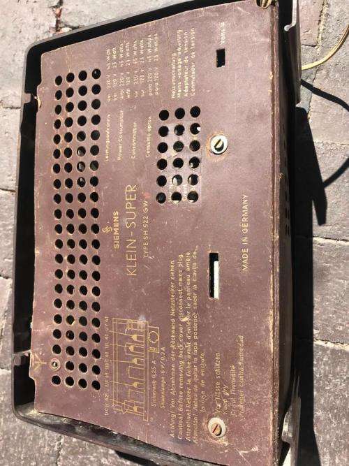 Two Vintage Radios: Siemens and Mullard