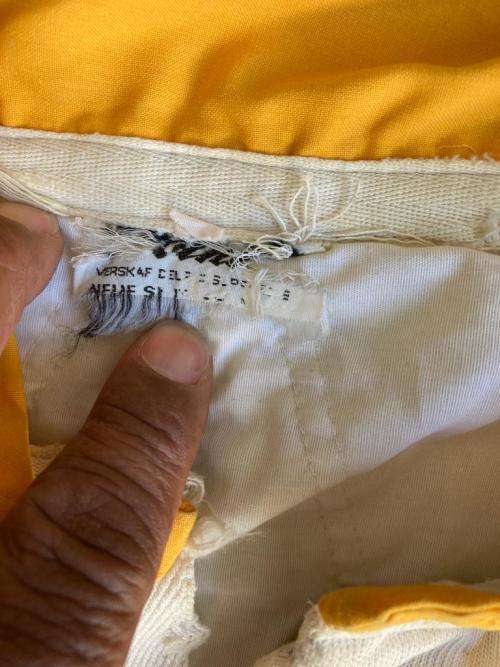 Rugby Players Match Jersey: Rare Free State Jersey no 11 from the 70`s