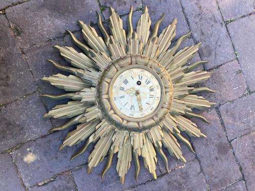 Vintage Midcentury Starburst Clock ( 44 cm )