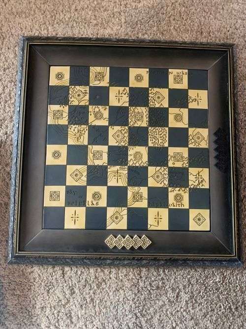 Lord of the Rings Chess set and Board