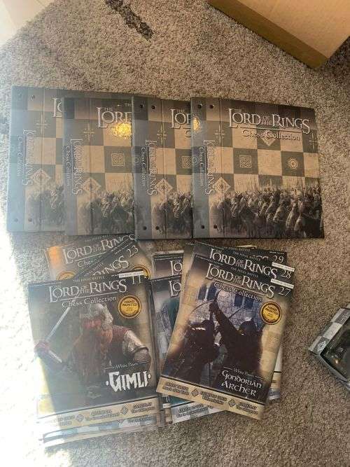 Lord of the Rings Chess set and Board