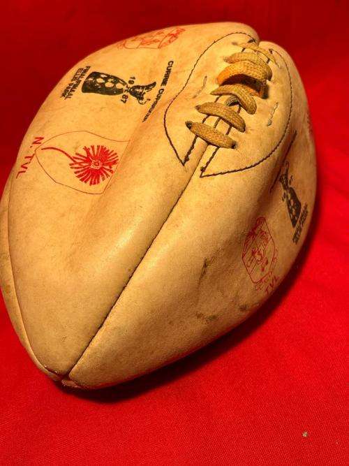 Rugby Ball: Genuine Leather , Curriecup Final 1987, Tvl vs NTvl
