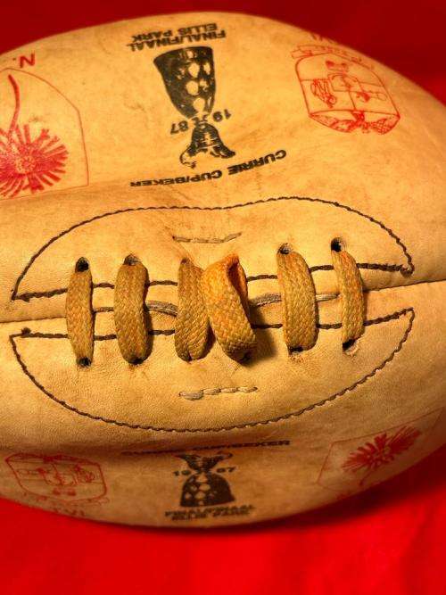 Rugby Ball: Genuine Leather , Curriecup Final 1987, Tvl vs NTvl