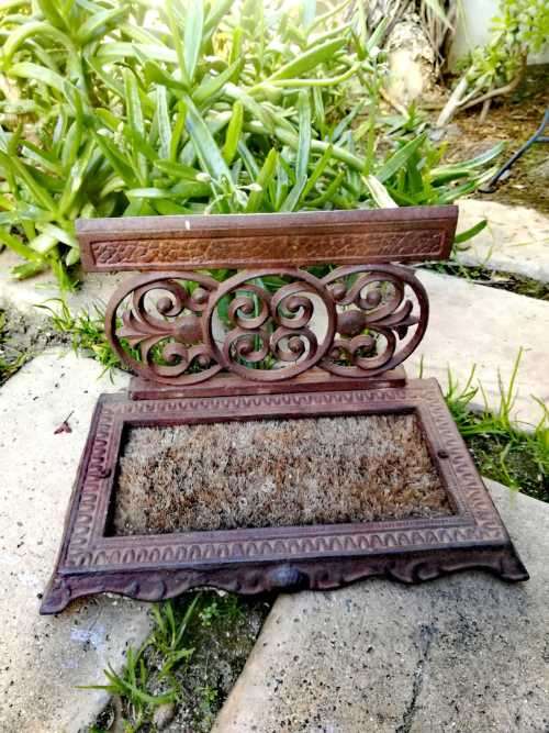 Victorian Cast Iron Bootscraper