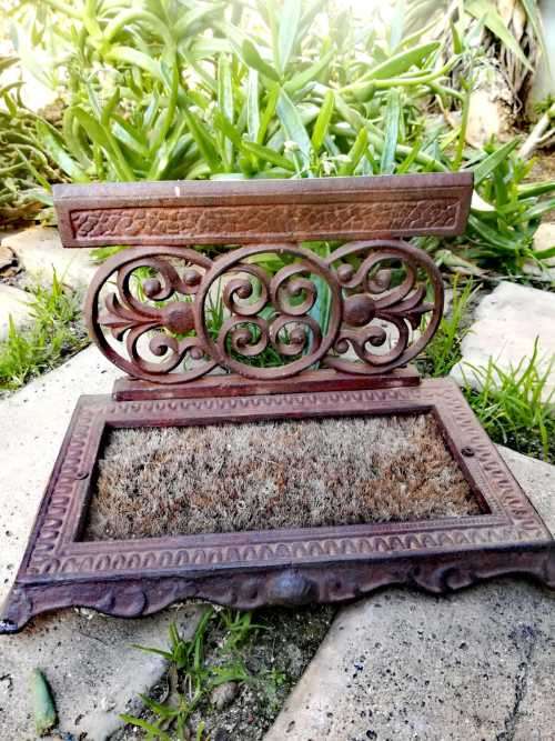 Victorian Cast Iron Bootscraper