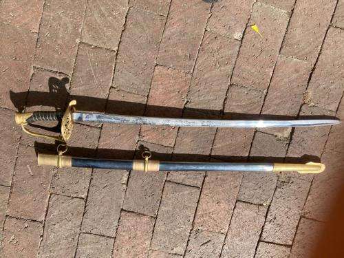 Vintage US Field Officers Sword model 1850