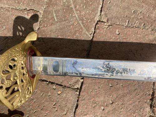 Vintage US Field Officers Sword model 1850