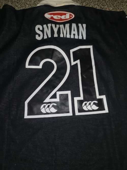 Rugby Match Jersey: Sharks no 21