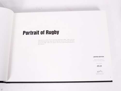 Rare Book: Portrait of Rugby by Wessel Oosthuizen ( Limited Edition in original box )