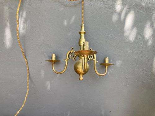 Original Cape Brass Ceiling Lamp