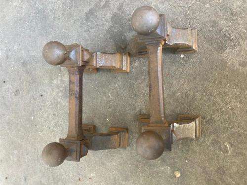 Pair of Cast Iron Firedogs