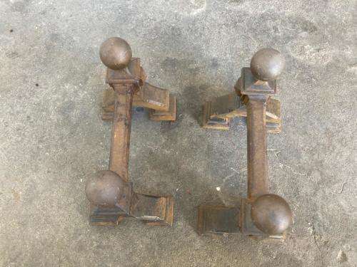 Pair of Cast Iron Firedogs