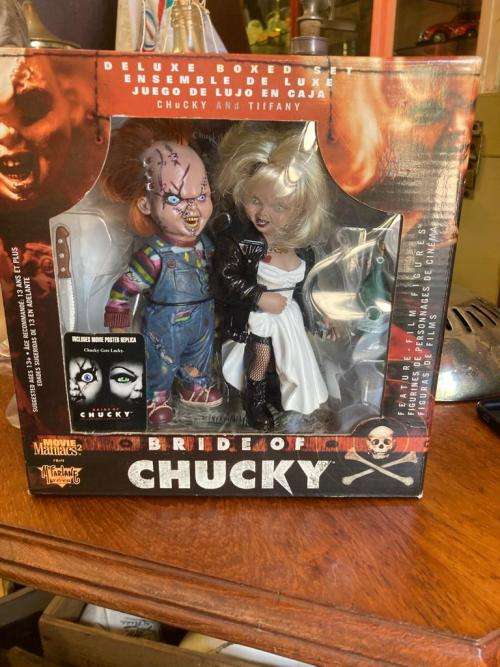 Mcfarlane Bride of Chucky delux Boxed Set 1999