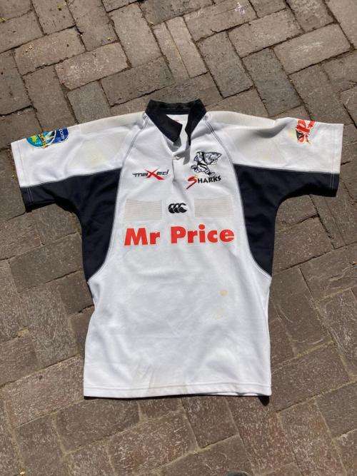 Rugby Match Jersey: Natal / Sharks no 10 . Freddie Michelac