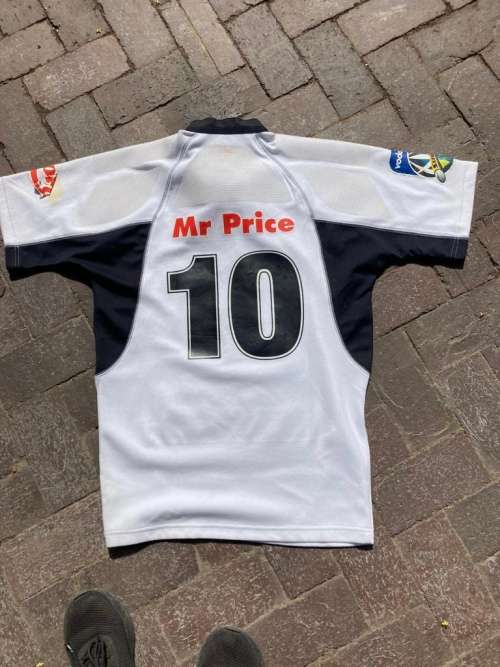 Rugby Match Jersey: Natal / Sharks no 10 . Freddie Michelac