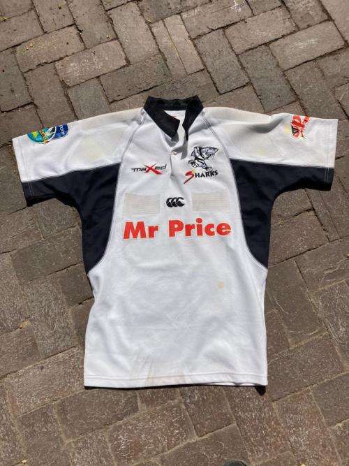 Rugby Match Jersey: Natal / Sharks no 10 . Freddie Michelac