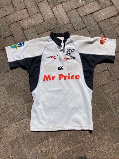 Rugby Match Jersey: Natal / Sharks no 10 . Freddie Michelac