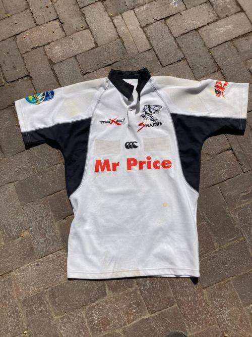 Rugby Match Jersey: Natal / Sharks no 10 . Freddie Michelac