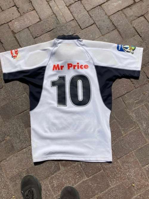 Rugby Match Jersey: Natal / Sharks no 10 . Freddie Michelac