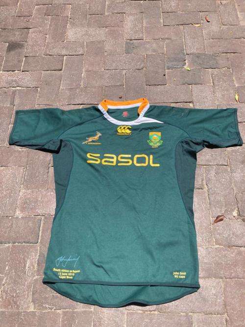 Rugby Players Jersey: Springbok no 1 : John Smit