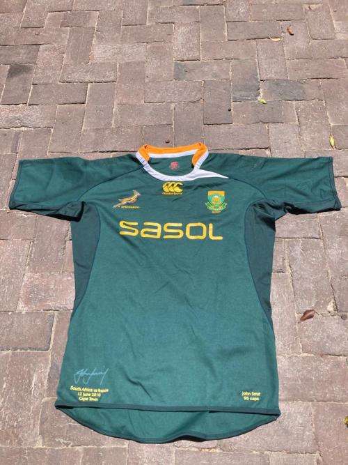 Rugby Players Jersey: Springbok no 1 : John Smit