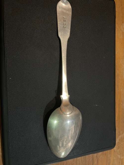 Cape Silver : Rare Cape Silver Tablespoon. Jan Bernardus Beyleveld ( 15 g , 22 cm , circa 1820 )