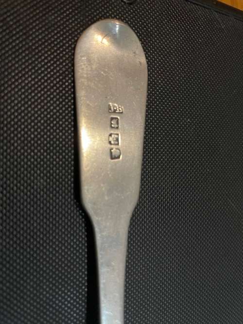 Cape Silver : Rare Cape Silver Tablespoon. Jan Bernardus Beyleveld ( 15 g , 22 cm , circa 1820 )