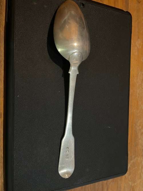 Cape Silver : Rare Cape Silver Tablespoon. Jan Bernardus Beyleveld ( 15 g , 22 cm , circa 1820 )