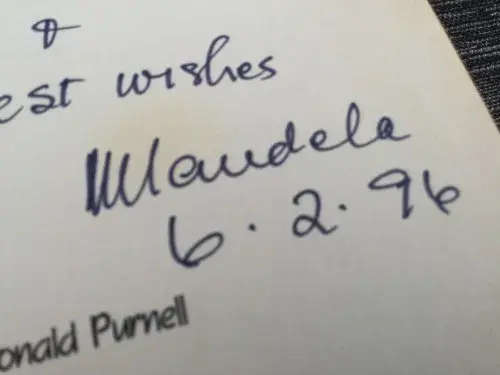 Nelson Mandela: Signed First Edition Long Walk to Freedom.