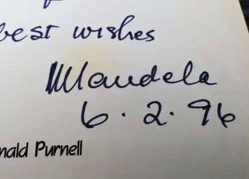 Nelson Mandela: Signed First Edition Long Walk to Freedom.