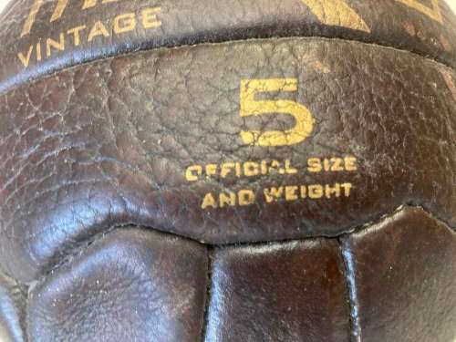 Genuine Leather Soccer Ball: Maxed Vintage no 5