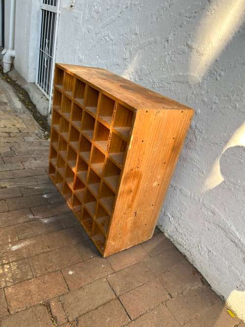 Vintage Oregan Pigeonhole Cabinet ( 78 x 76 x 32 cm )