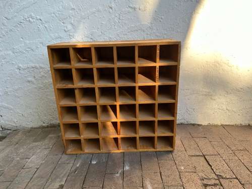 Vintage Oregan Pigeonhole Cabinet ( 78 x 76 x 32 cm )