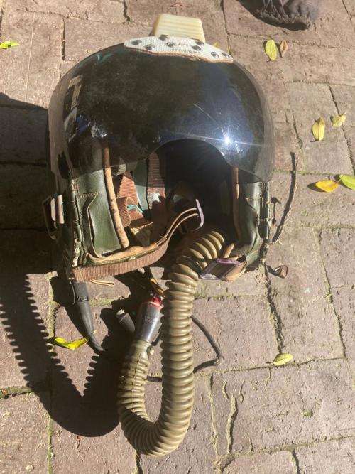 Rare SAAF Mirage/ Impala Pilots Complete Helmet
