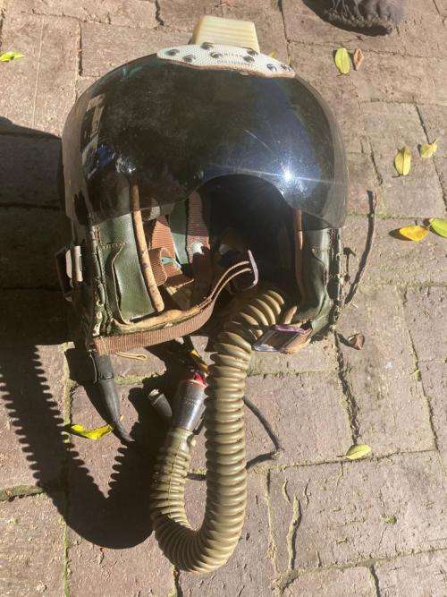 Rare SAAF Mirage/ Impala Pilots Complete Helmet