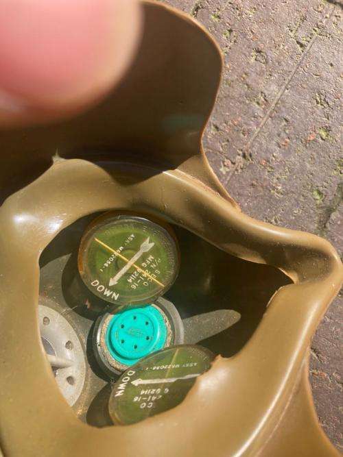 Rare SAAF Mirage/ Impala Pilots Complete Helmet