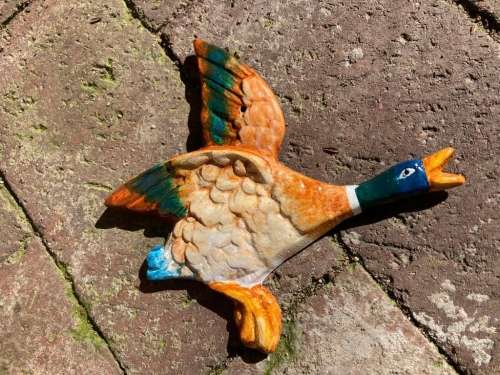 Set of Midcentury Metal Flying Ducks ( Japan )