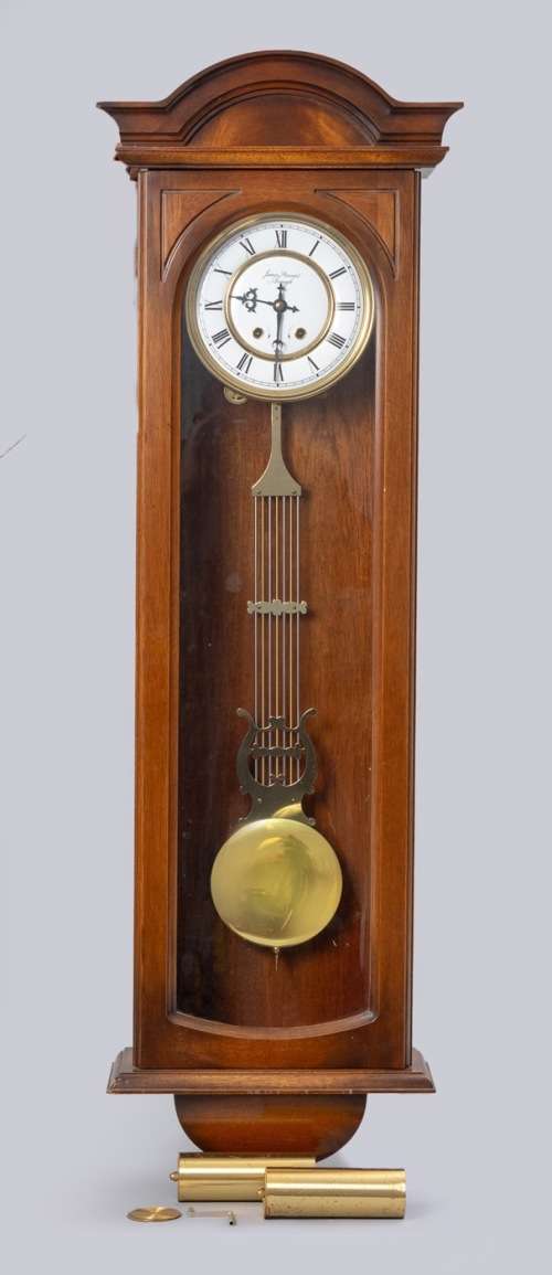 Regulator Wall Clock : Mahogany Cased by James Stewart Armagh ( Working )