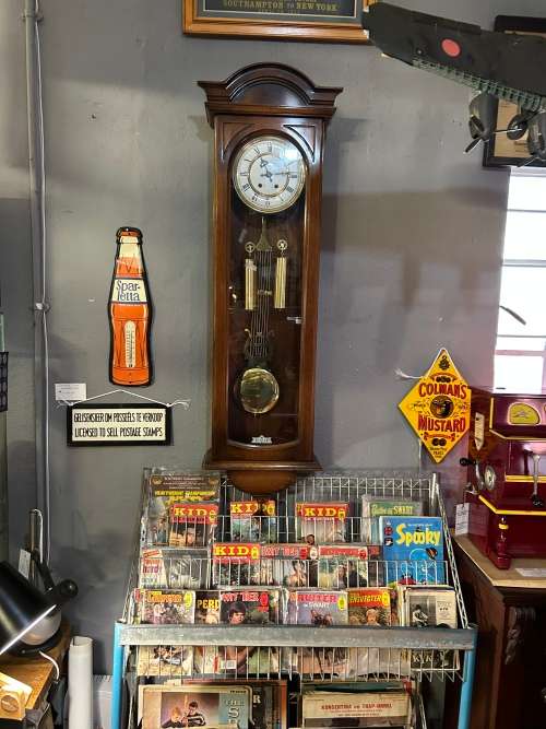 Regulator Wall Clock : Mahogany Cased by James Stewart Armagh ( Working )