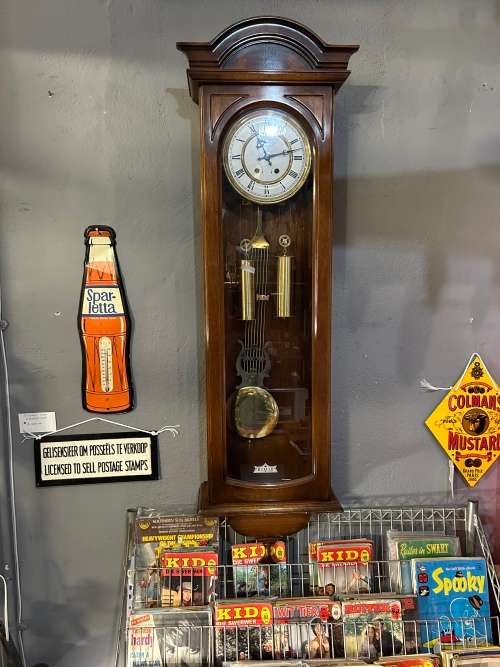 Regulator Wall Clock : Mahogany Cased by James Stewart Armagh ( Working )